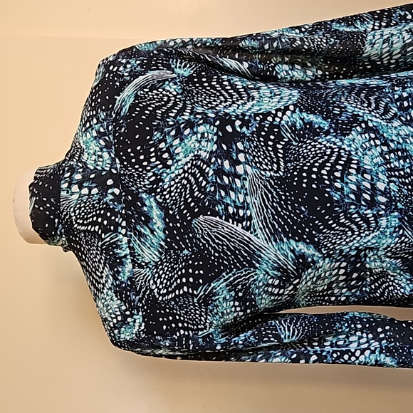 Cynthia Steffe Trapez Chiffon Long Sleeves High Neck Mini Dress size 0 - Picture 8 of 15